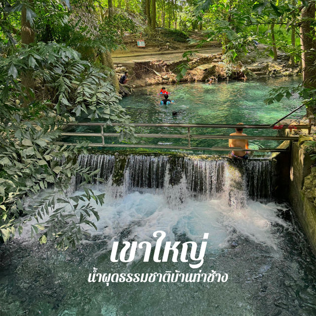 น้ำผุดธรรมชาติ เขาใหญ่ น้ำใสมากกก💦🌳