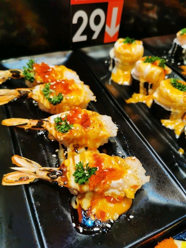 Kansei Sushi ซูชิคำโต ราคาประหยัด 