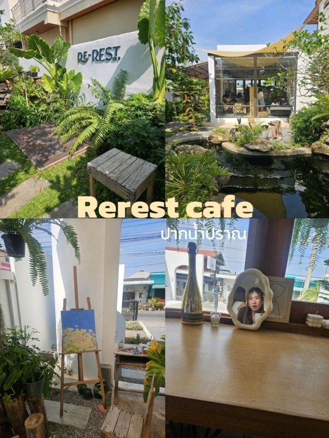  Rerest Cafe ปากน้ำปราณ คาเฟ่มินิมอลสายชิลต้องแวะ