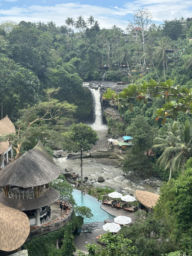 🇮🇩Red Dress Energy at Bali’s Stunning Tegenungan
