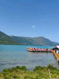The Rippling Turquoise Waters of Kanas Lake