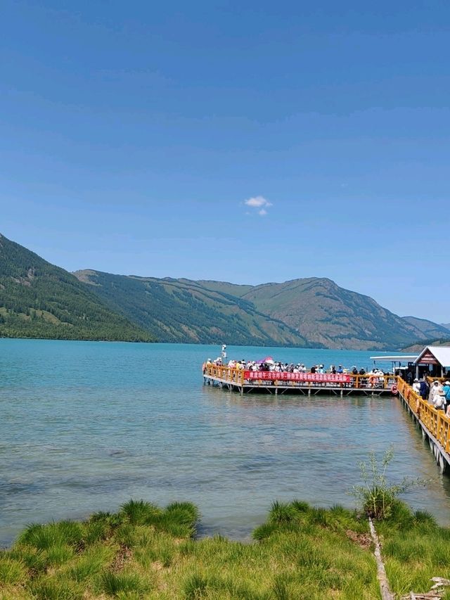 The Rippling Turquoise Waters of Kanas Lake