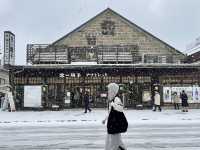 홋카이도 오타루의 겨울
