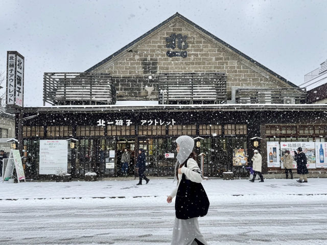 홋카이도 오타루의 겨울