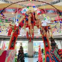 Colourful festive décor at Penang Queensbay