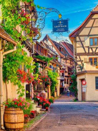 【หมู่บ้านลับสุดยอดที่สวยที่สุดในฝรั่งเศส】Eguisheim。