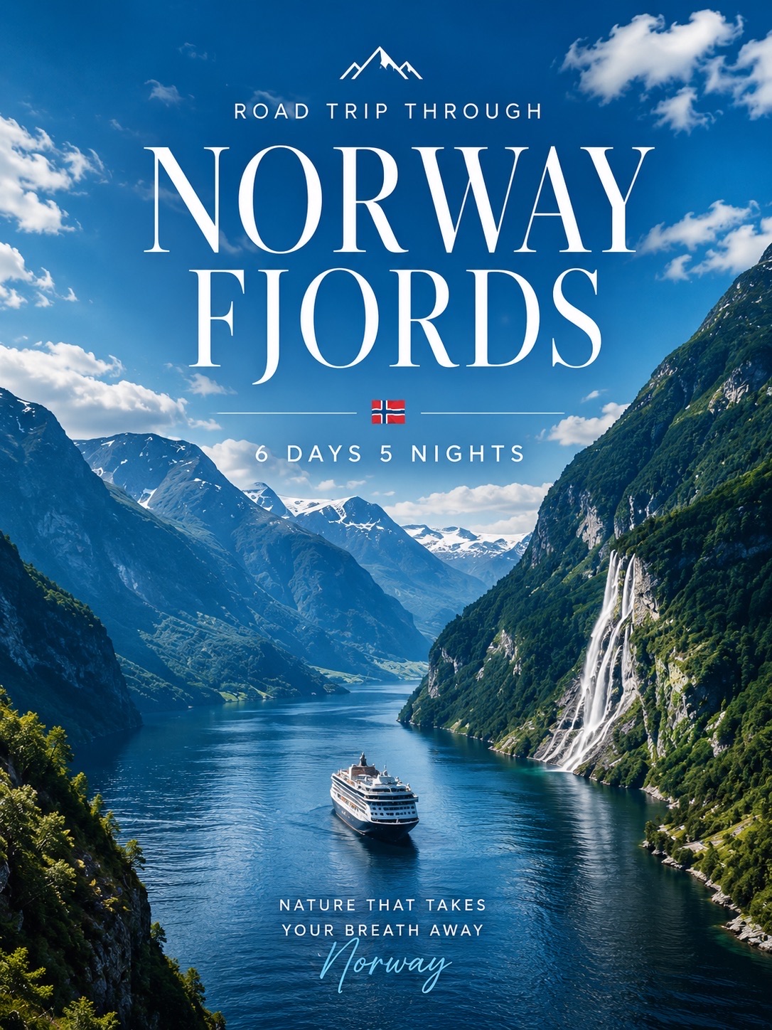 ノルウェーのフィヨルド 6日間5泊のロードトリップ 世界一美しいフィヨルドを巡る絶景ルート。
