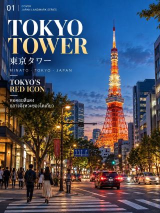 不要只是來東京鐵塔拍照就走，因為實際上你可以沿著塔周圍探索一整條路線。