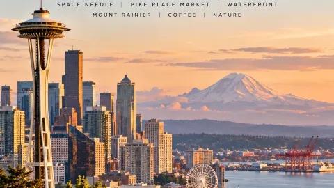 🇺🇸🌉 Seattle, USA — A city famous for its coffee, mountain — traveler post in Seattle