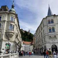 Ljubljana - picturesque, romantic city. 