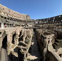 The Colosseum - Echoes of the ancient warriors in every step 👣🗡️.