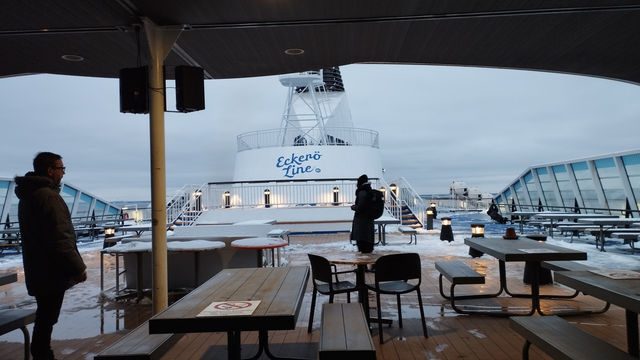 My first time experience with a ferry to Tallinn!
