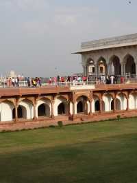 Agra Fort: A Historic View of the Taj Mahal