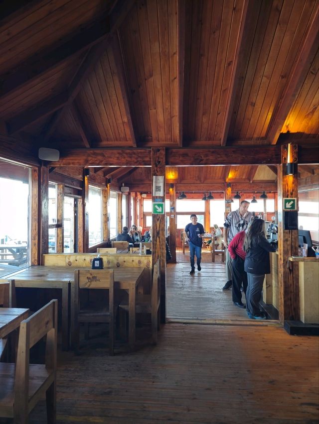 해외여행 오소르노산 중턱의 카페 Volcan osorno cafe