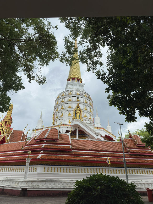 Temple lost in a jungle 