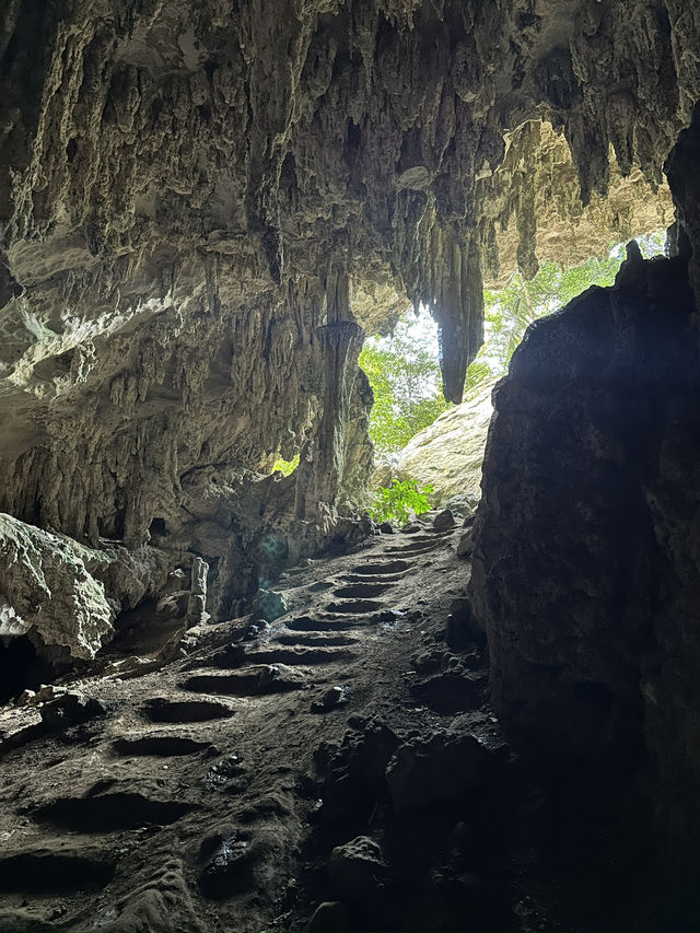 Hidden secret cave in Krabi