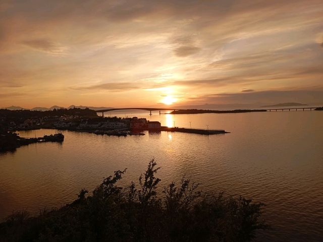 Skye Bridge and the village of Kyleakin 