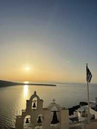 Santorini's Sunset Magic