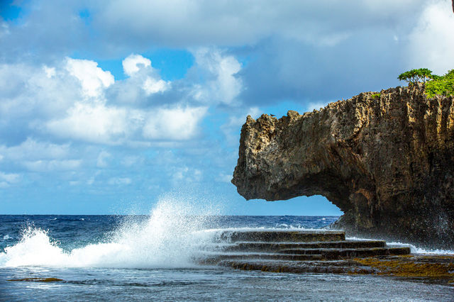 Saipan Island popular check-in spot: Crocodile Head Beach