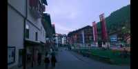 Swiss town of Wengen scenery