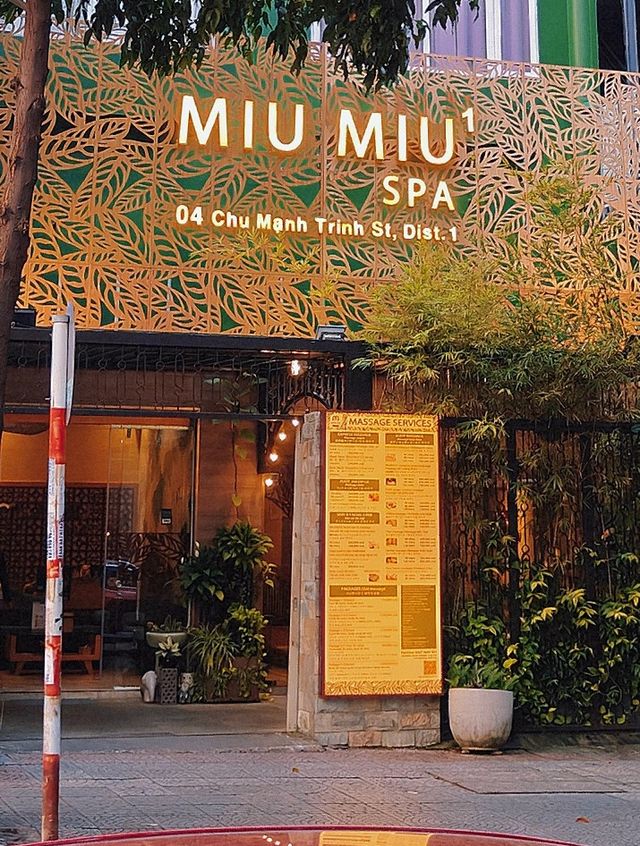 Famous miumiu spa information in Ho Chi Minh City