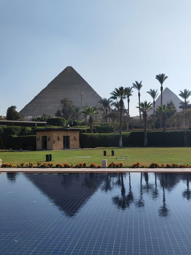 金字塔下迎新年，埃及開羅米娜宮萬豪酒店