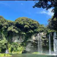 濟州島景點-天地淵瀑布