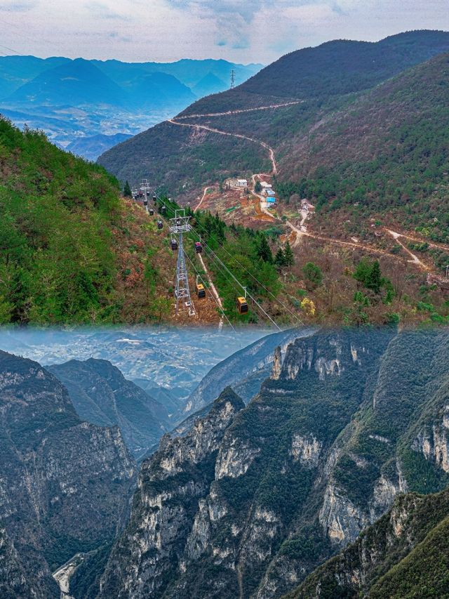 從重慶出發乘坐高鐵2小時即可抵達巫山，巫山真的太美了！