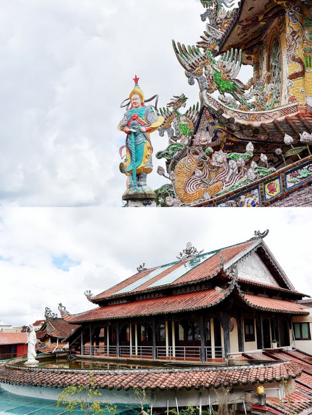 隱藏在大叻鄉間的中國元素寺廟 靈福寺