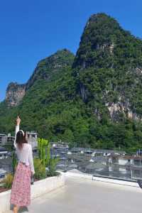 孩子同你喺山水間嘉鬧。