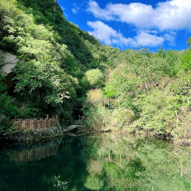 響水湖長城自然風景區，江南水鄉式浪漫