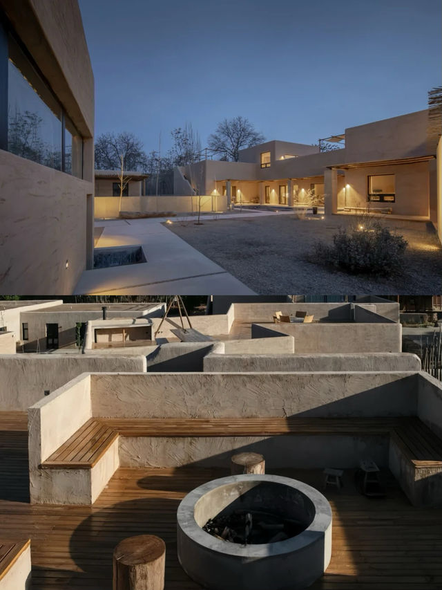 藏於黃河邊上沙漠裡的野奢酒店。