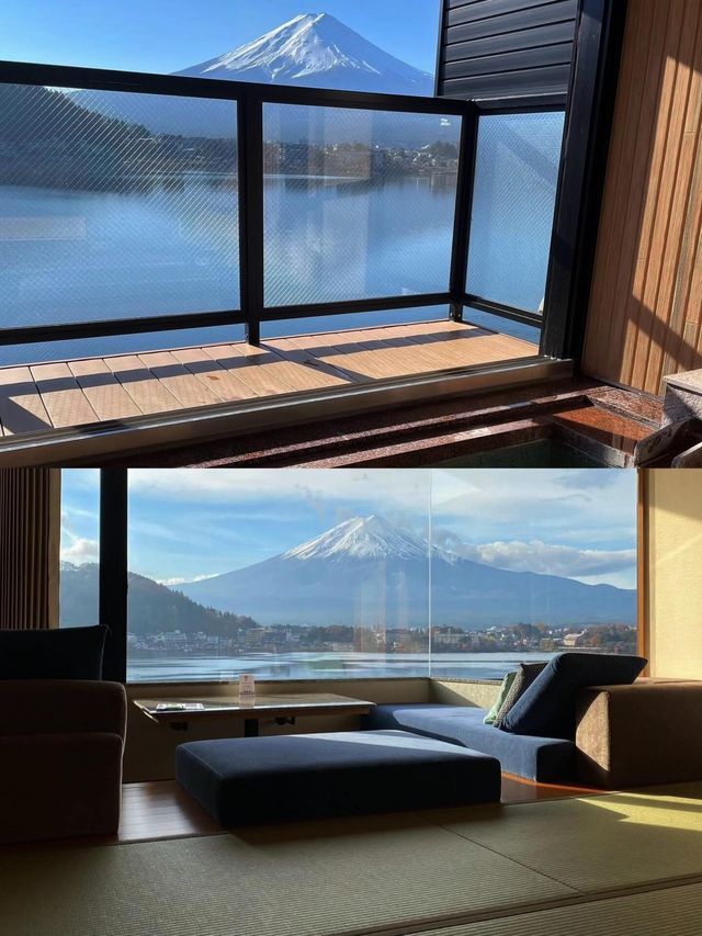 早上睜眼就看到富士山的感覺，要怎麼形容？
