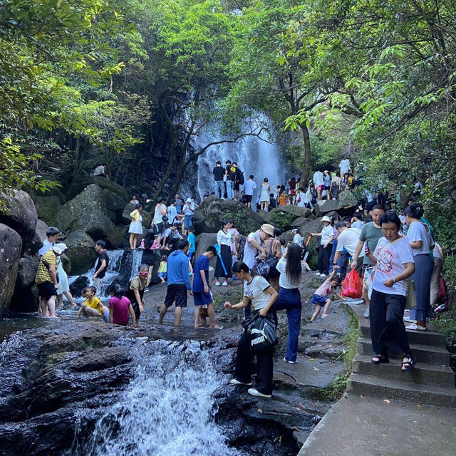 深圳馬巒山✈，絕對驚豔的瀑布