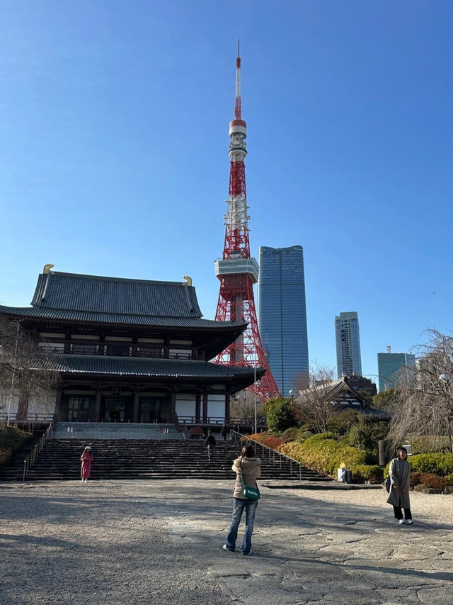 東京鐵塔｜經典紅白地標，東京街頭最佳風景 
