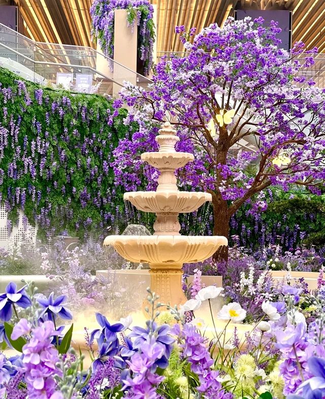 闖入深圳莫奈花園邂逅紫色花海與法式浪漫