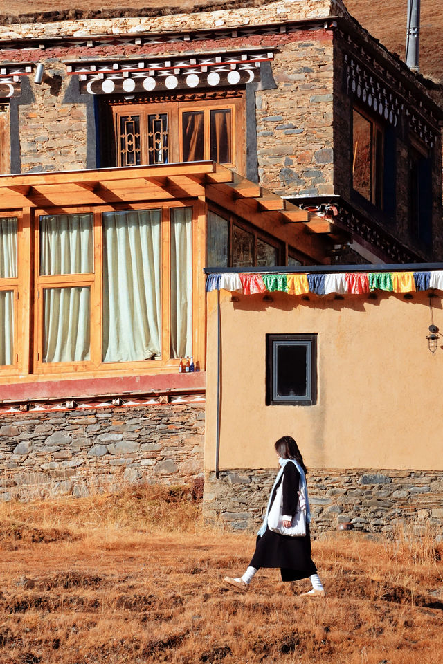 日照金山，雪山彩林，我在川西的油畫世界拍大片！