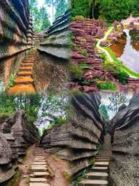 古丈紅石林——看四億年前海底奇觀