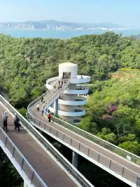 在廈門秋日最美山海步道全程下坡