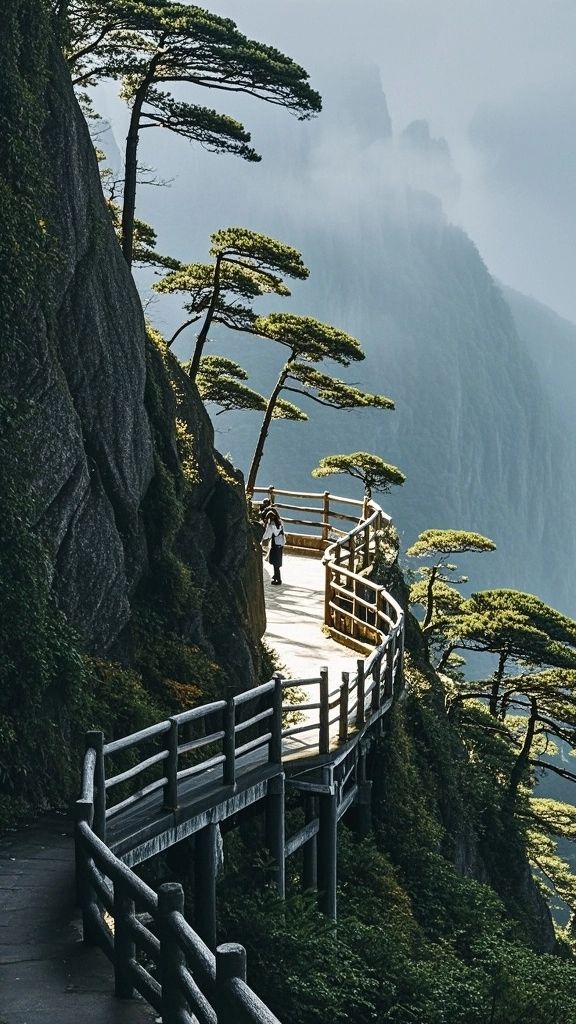 懸崖亭台絕美秘境 懸崖亭台絕美秘境