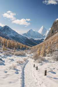 被狠狠種草!稻城亞丁的秋冬氛圍感絕了