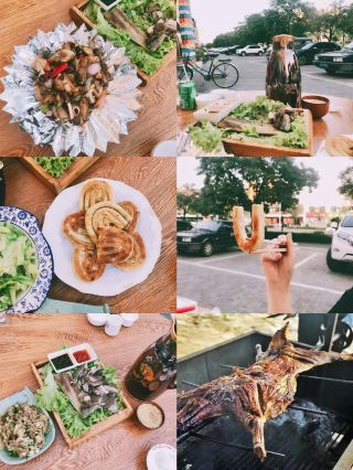 A 20km trek through the extreme desert of Kubuqi, followed by a whole lamb feast – a highlight of my life.