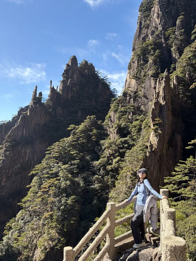 女大爬黃山 不住宿版路線