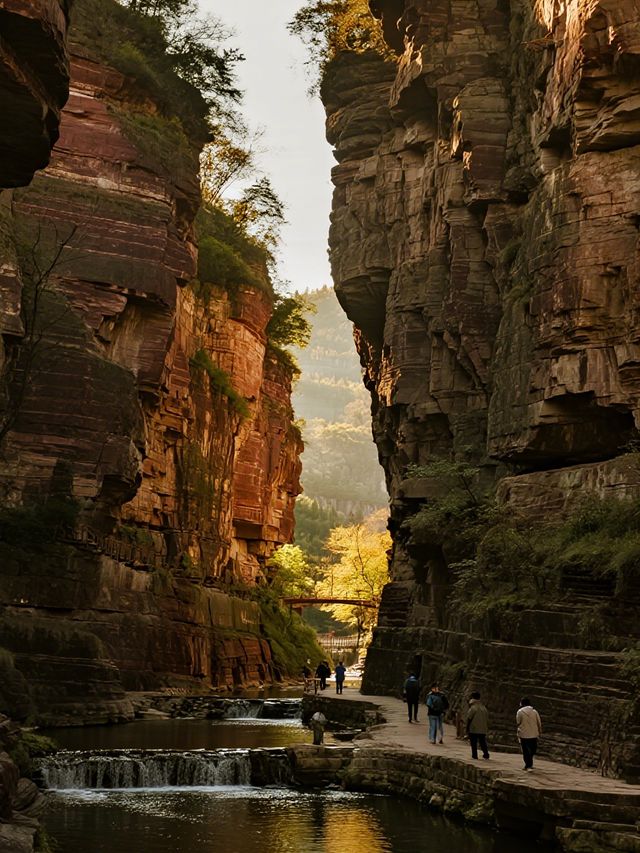 鄭州2.5h直達!秋日遛娃天花板龍潭大峽谷 鄭州2.5h直達!秋日遛娃天花板龍潭大峽谷