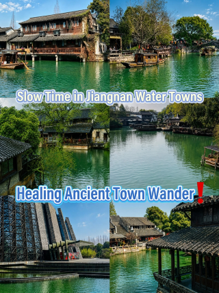 Slow moments in the water town of Jiangnan - a healing stroll through an ancient town