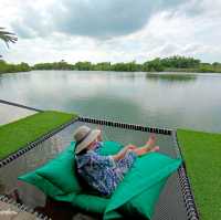 Kram Farmstay กำแพงแสน ที่พักติดริมทะเลสาป