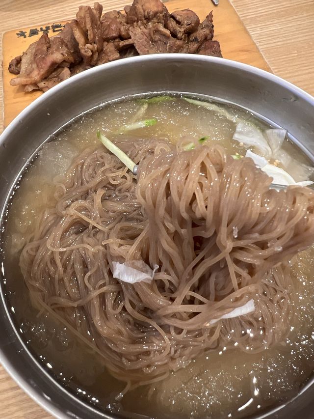 韓国/仁川【富平】お肉もセット！冷麺が食べられるお店♡