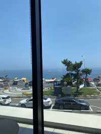 오션뷰를 바라볼 수 있는 스타벅스 울산주전비치점🏖️