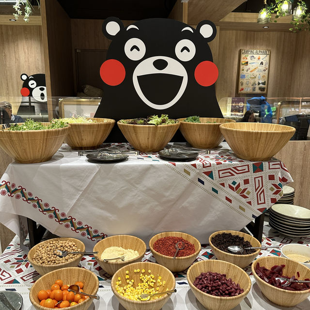 熊本熊部長駕臨日式西餐廳🥰