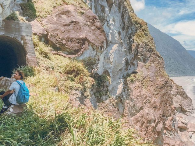 蘇花公路上的地標，象鼻隧道